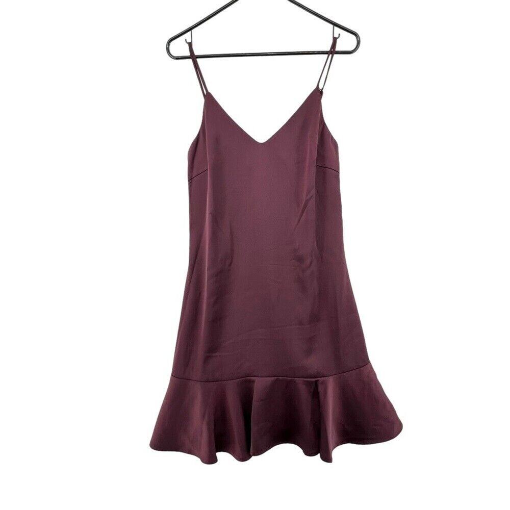 Chelsea 28 Size Small Slip Dress Purple Adjustable Spaghetti Straps Back Zipper
